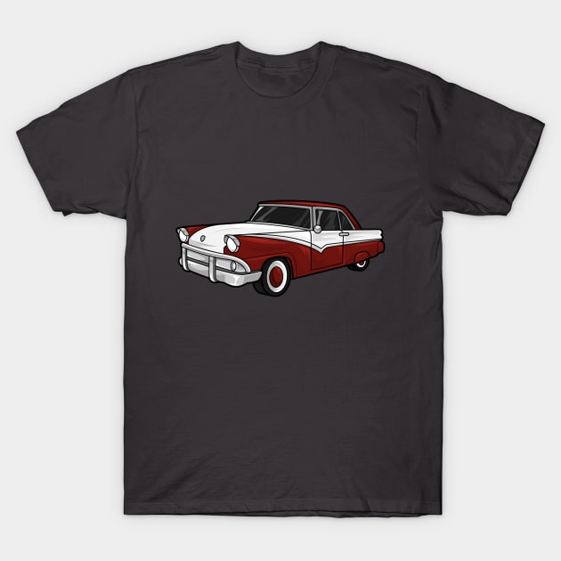 Retro vintage car T-Shirt by Markus Schnabel